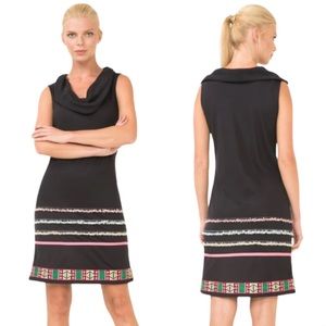 Desigual BOHO Dress | Navy Blue Sleeveless Dress | Embroidery - Size S